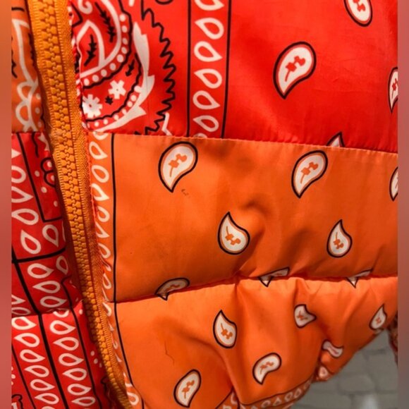 AZALEA WANG PAISLEY MIDTOWN PUFFER Jacket XL - Picture 4 of 9